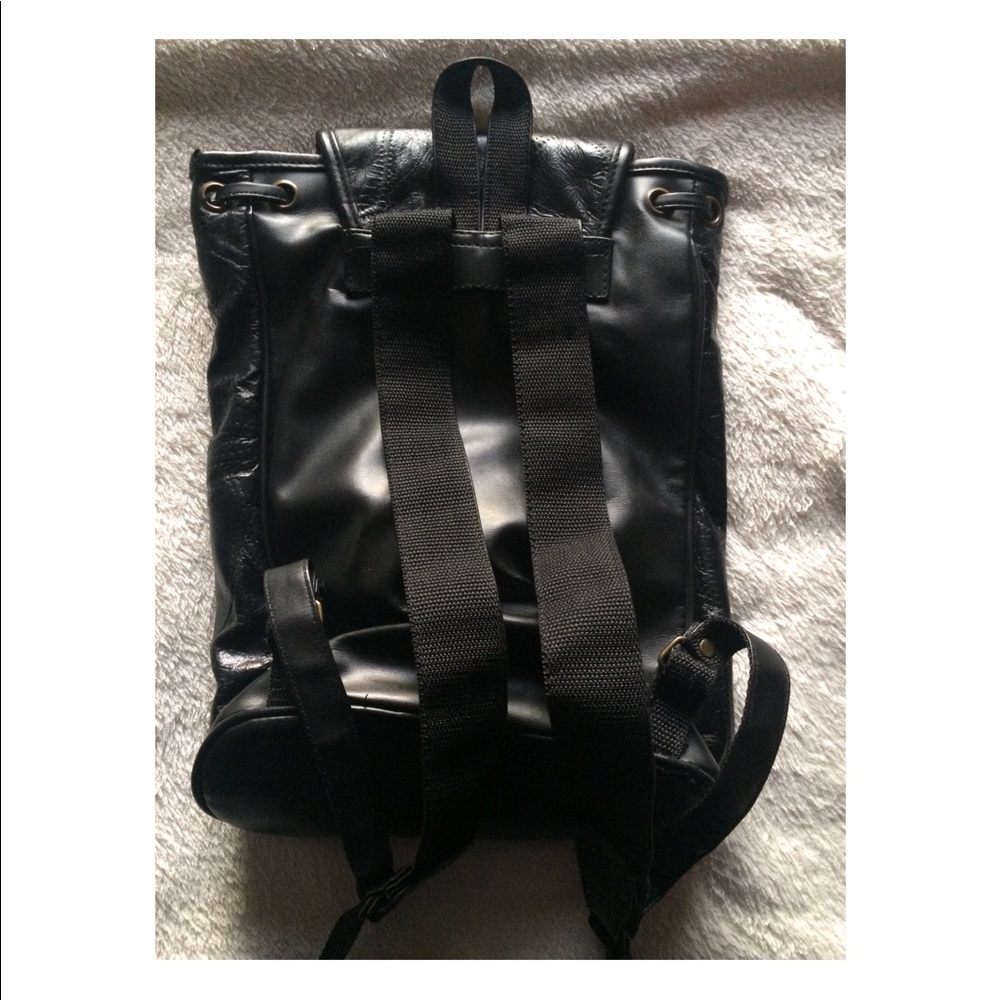 Leather back pack - Picture 2 of 4